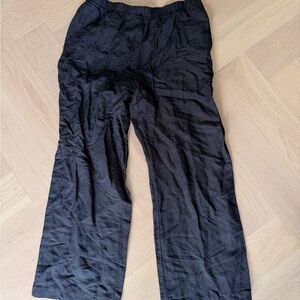 H&M Women’s Linen Blend Black Pants